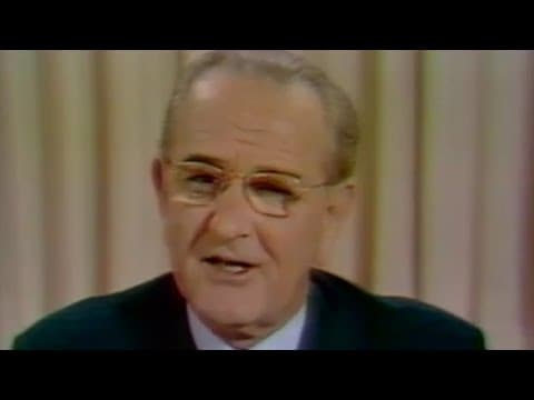 VIDEO: Lyndon B. Johnson declines presidential nomination in 1968