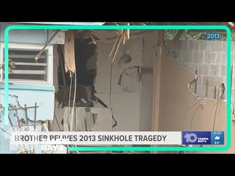 'Everything was gone': Man who lost brother to Seffner sinkhole recalls day it happened