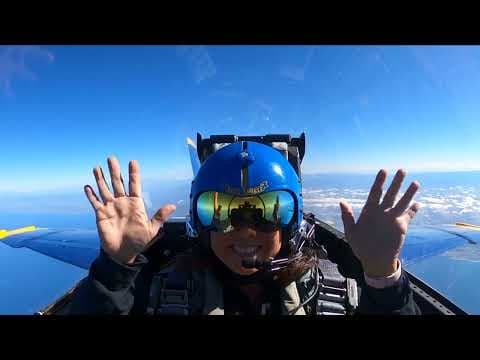 CBS 8's Marcella Lee's flight with the Blue Angels | Inside the cockpit