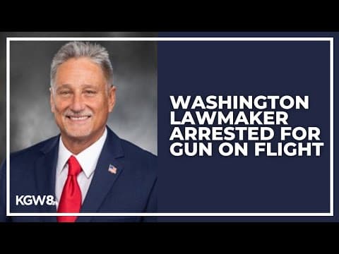 Washington lawmaker arrested in Hong Kong after bringing gun on flight