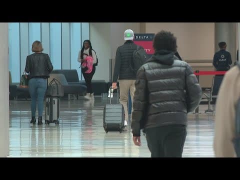 Airport officials begin tracking numbers for holiday travel