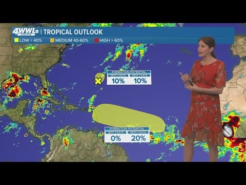 Wednesday 12 pm Tropical Update: Two spots with low development chances in Atlantic Ocean