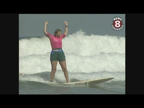 La Jolla's Surf Diva Surf School in 1997