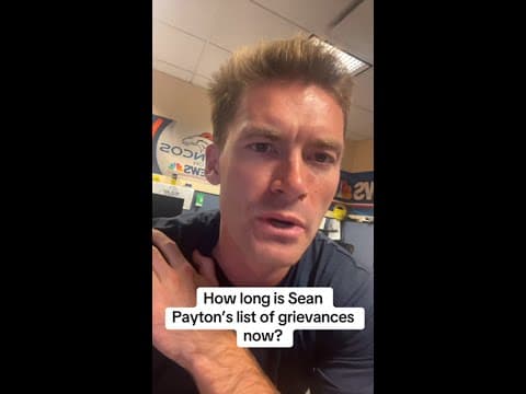 How long is Sean Payton’s list of problems?