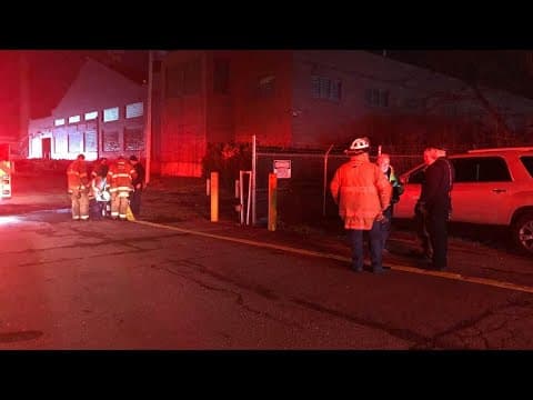 Former General Electric building in Circleville catches fire while undergoing demolition