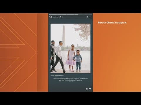 Barack Obama photobombs kids' Washington Monument pic