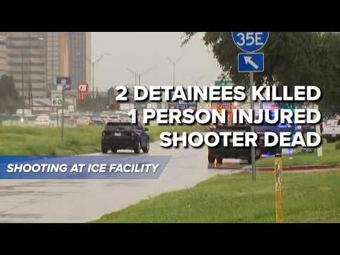 Dallas ICE shooting: 2 killed, 1 injured; Suspect dead on rooftop