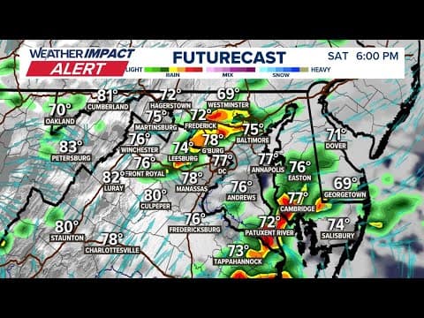 TRACKING RADAR: Storms near Army's 250th anniversary parade