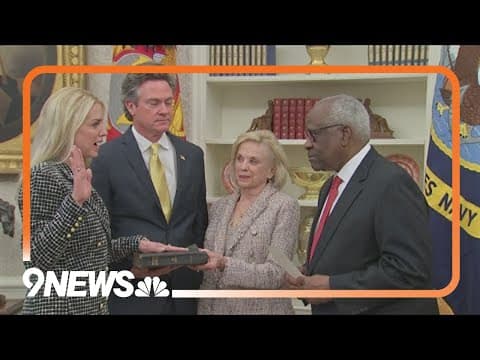 Pam Bondi sworn in as US attorney general