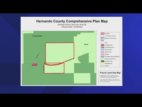 Neighbors voice concerns about a proposed private golf course in Hernando County