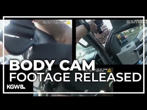 Body cam footage released of Portland officers shooting robbery suspect