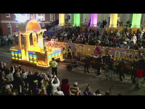 Knights of Babylon parade coverage | King's Sargon float