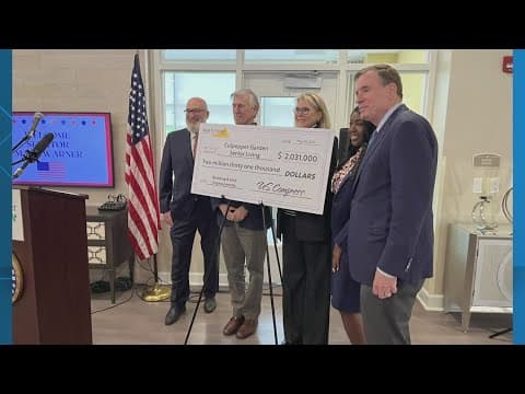 Senior living center receives $2M grant