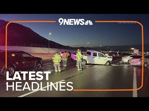 Latest headlines | At least 7 cars involved in crash that shut down southbound I-25 in Castle Rock