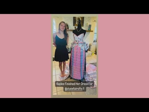Teen's homemade dress made of more than 2K playing cards to be displayed after state fair rejection