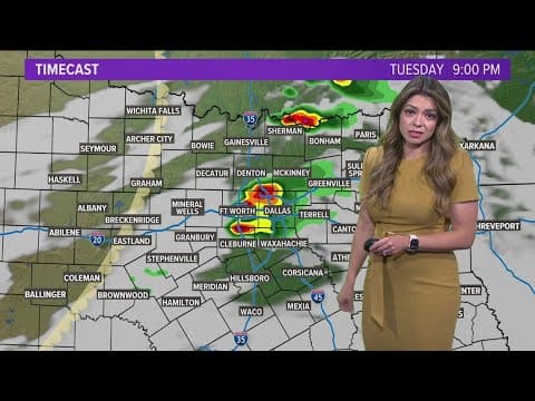 DFW weather: Very warm temps and severe storm chances