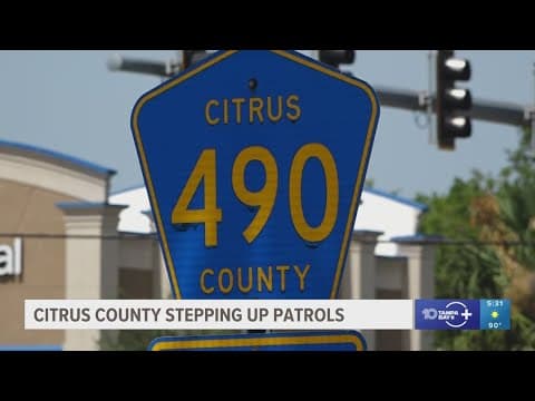 Citrus County steps up patrols as population growth brings traffic dangers