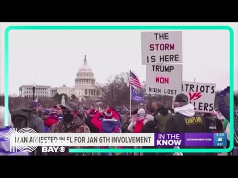 Michigan man accused of striking an officer during the US Capitol attack is arrested in Florida