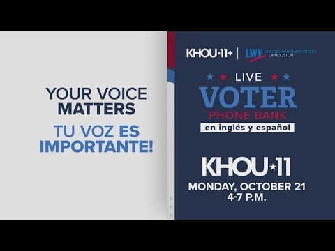 Do you have a voting question?  We're answering them live in English and Spanish!