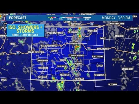 Extended forecast: Warm afternoon, chance for isolated evening showers