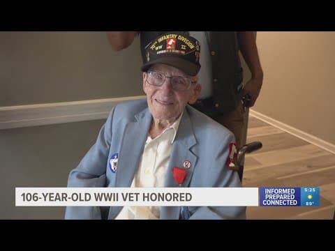106-year-old WWII veteran honored in Bradenton