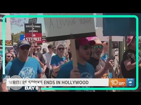 Writers strike ends in Hollywood after 5-months of picketing