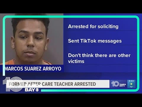 BridgePrep after-school care teacher arrested for inappropriate messages to student, deputies say