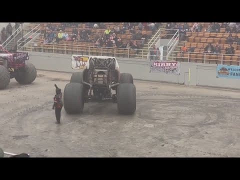 Witnesses react after man hit by monster truck in Marion County