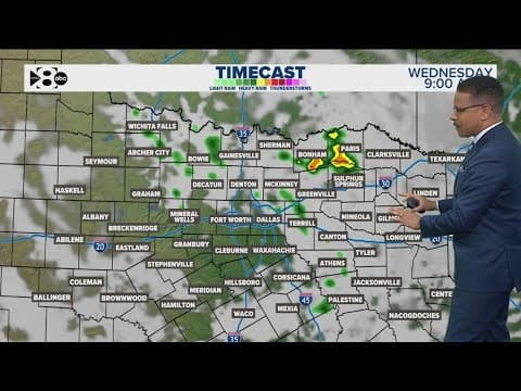 DFW Weather: Latest forecast and timeline for rain storm chances in North Texas this week