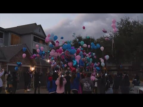 Balloon release held for mother, child allegedly killed by relative