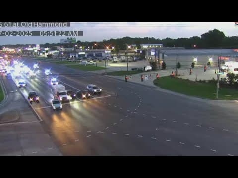 Police arrest man after stolen ambulance chase in Baton Rouge