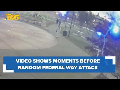 New video shows moments before random hatchet attack in Federal Way