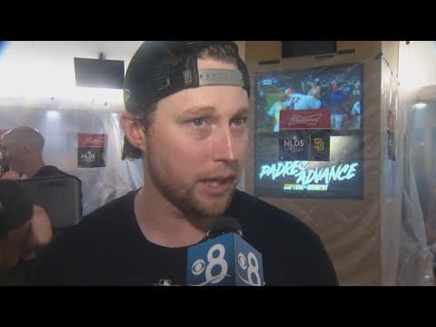 Padres hero Jake Cronenworth talks about game winning at bat against Dodgers