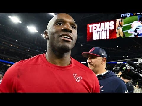 Houston Texans speaking to the media following big moves in free agency