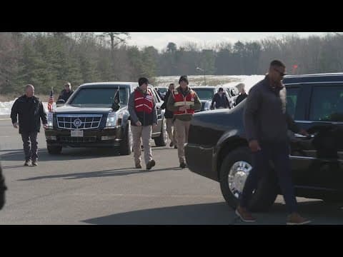 Secret Service take part in 'mock inauguration' in Maryland