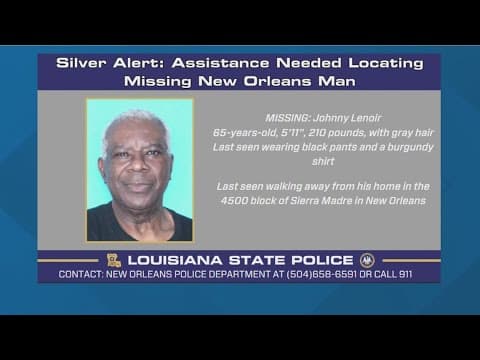Silver Alert: 65-year-old missing