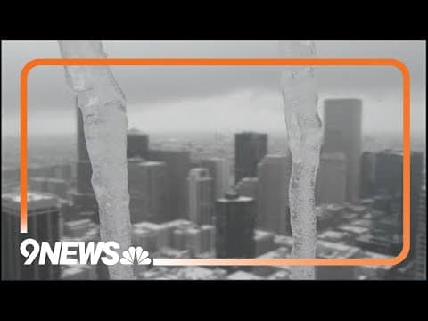 Light snow continues in Denver