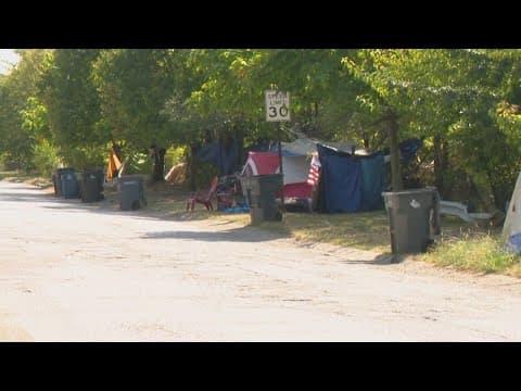 Fountain Square homeless encampment cleared by police in Indy