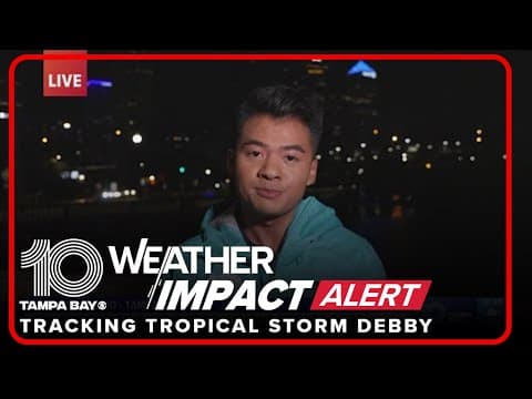 Tampa takes flooding, storm surge precautions ahead of Tropical Storm Debby