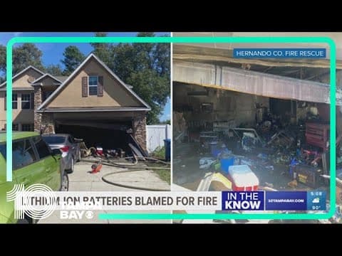 Remote control car batteries blamed for Spring Hill house fire