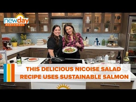 This delicious Nicoise salad recipe uses sustainable wild salmon - New Day NW