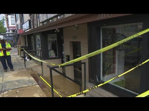 Major water main break causing problems in Northwest DC