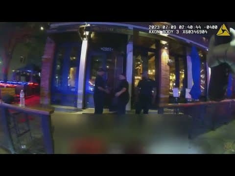 Bodycam video shows moments before police respond to mass shooting in downtown Cleveland