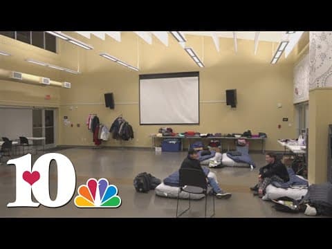 Anderson County's only warming center opens its doors as temperatures plummet