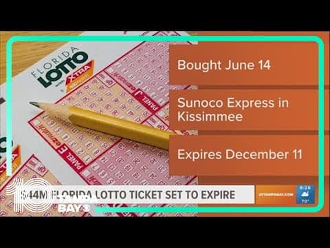 Unclaimed $44M Florida Lotto ticket set to expire