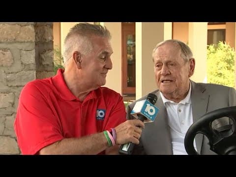 'It's a great field': Jack Nicklaus talks about practice rounds at Memorial Tournament