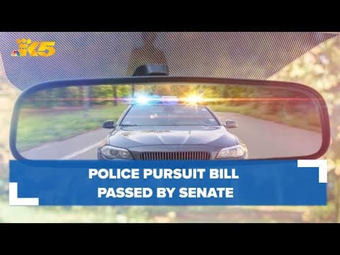 As deadline looms, Senate passes bill to lower threshold for police pursue suspects