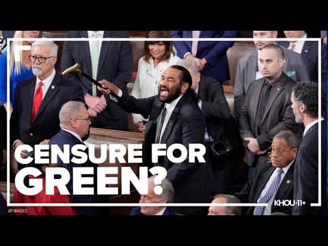 House Republicans move to punish Rep. Al Green after heckling Pres. Donald Trump