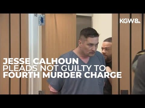 Jesse Calhoun pleads not guilty after being indicted for murder of Kristin Smith