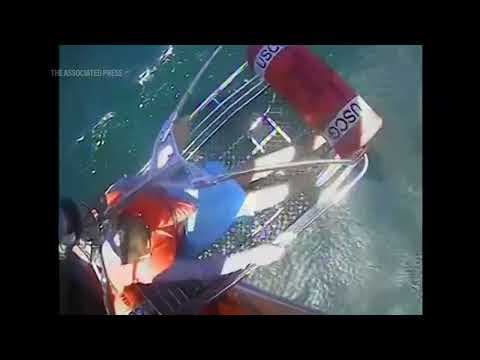 Helicopter rescued 5 people who were clinging to a cooler in Ohio's Lake Erie